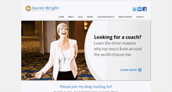 Desktop Screenshot of karenwrightcoaching.com